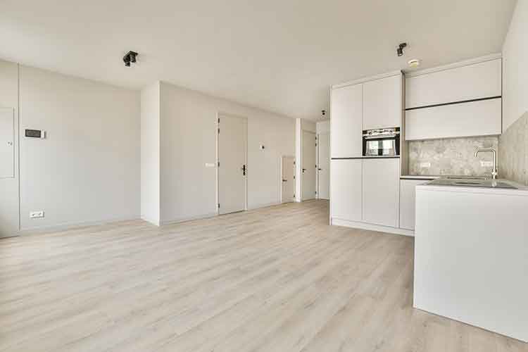 Salón cocina reforma integral de un piso